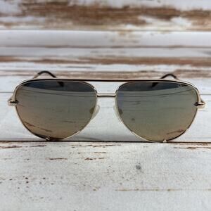 Quay High Key 126 Aviator Sunglasses – Gold Frame, Mirrored Cat 3 Lens